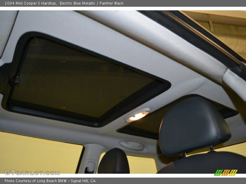 Electric Blue Metallic / Panther Black 2004 Mini Cooper S Hardtop