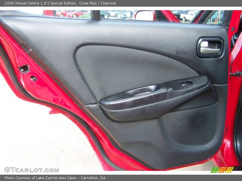 Code Red / Charcoal 2006 Nissan Sentra 1.8 S Special Edition