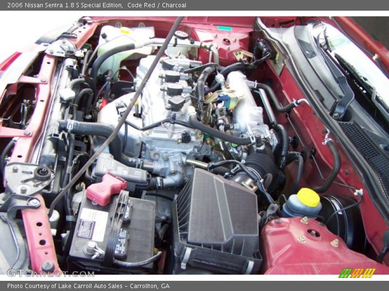 Code Red / Charcoal 2006 Nissan Sentra 1.8 S Special Edition