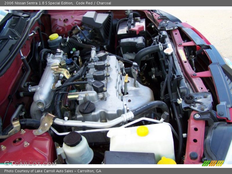 Code Red / Charcoal 2006 Nissan Sentra 1.8 S Special Edition