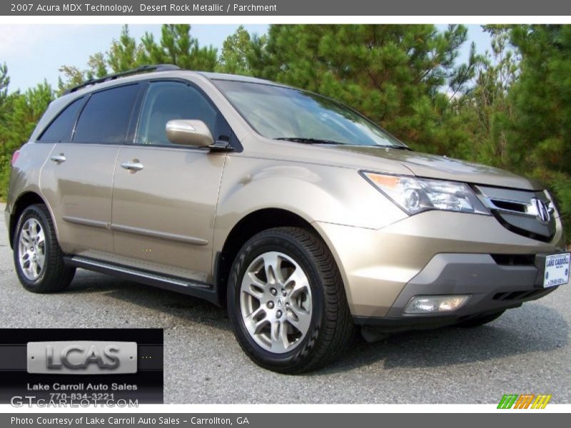 Desert Rock Metallic / Parchment 2007 Acura MDX Technology