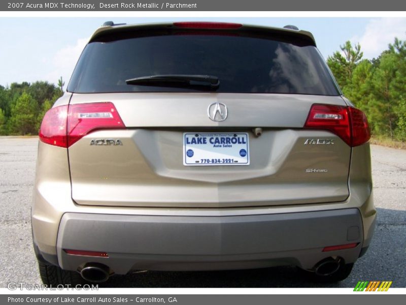 Desert Rock Metallic / Parchment 2007 Acura MDX Technology