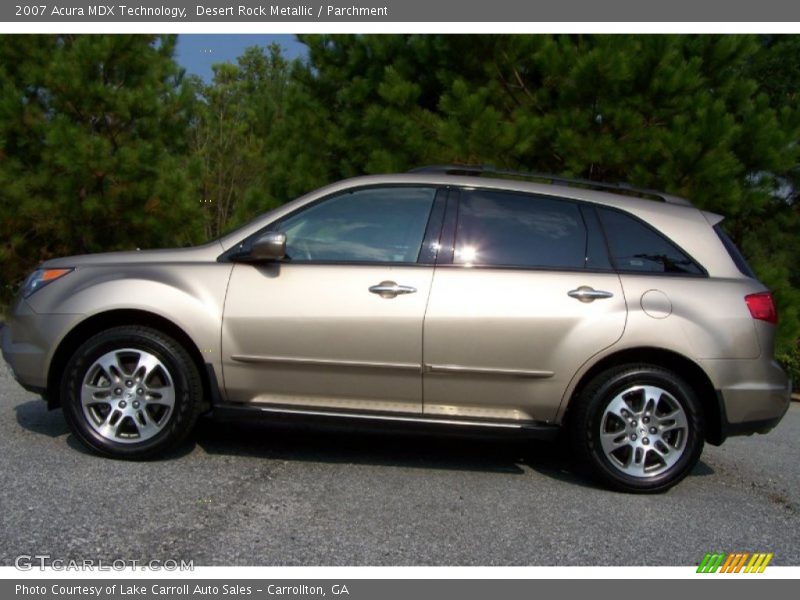 Desert Rock Metallic / Parchment 2007 Acura MDX Technology