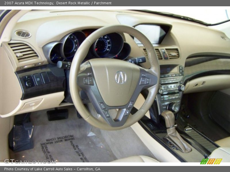 Desert Rock Metallic / Parchment 2007 Acura MDX Technology