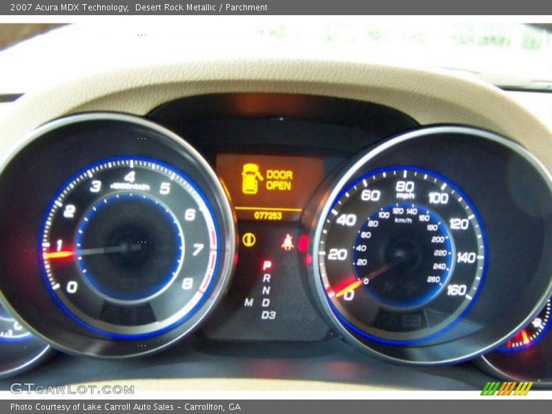 Desert Rock Metallic / Parchment 2007 Acura MDX Technology