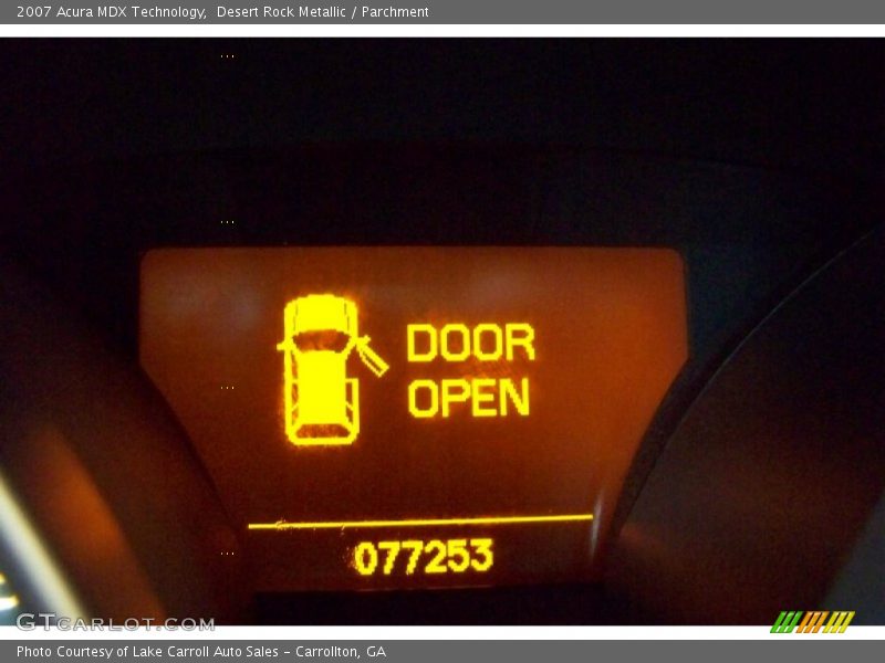 Desert Rock Metallic / Parchment 2007 Acura MDX Technology