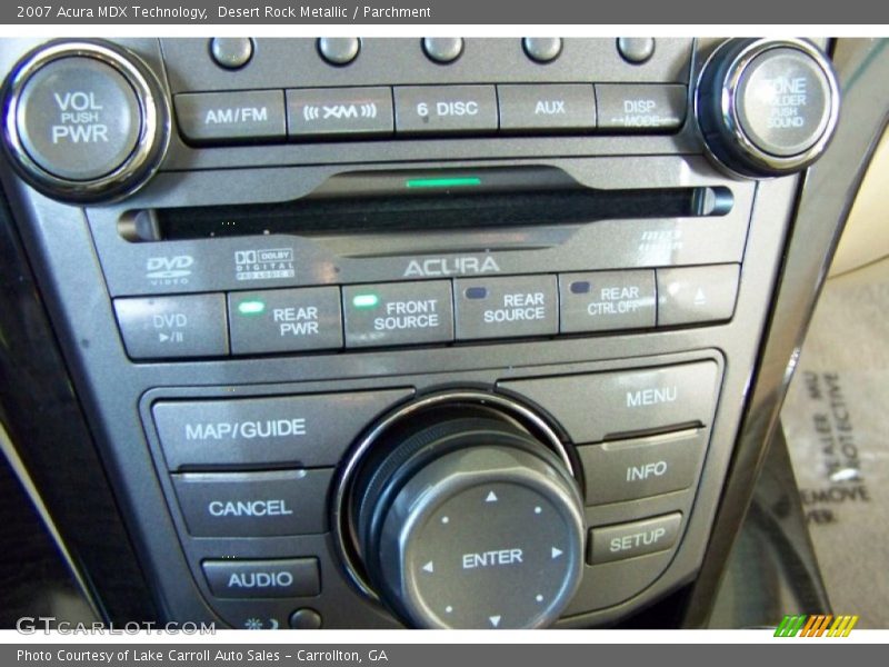 Desert Rock Metallic / Parchment 2007 Acura MDX Technology