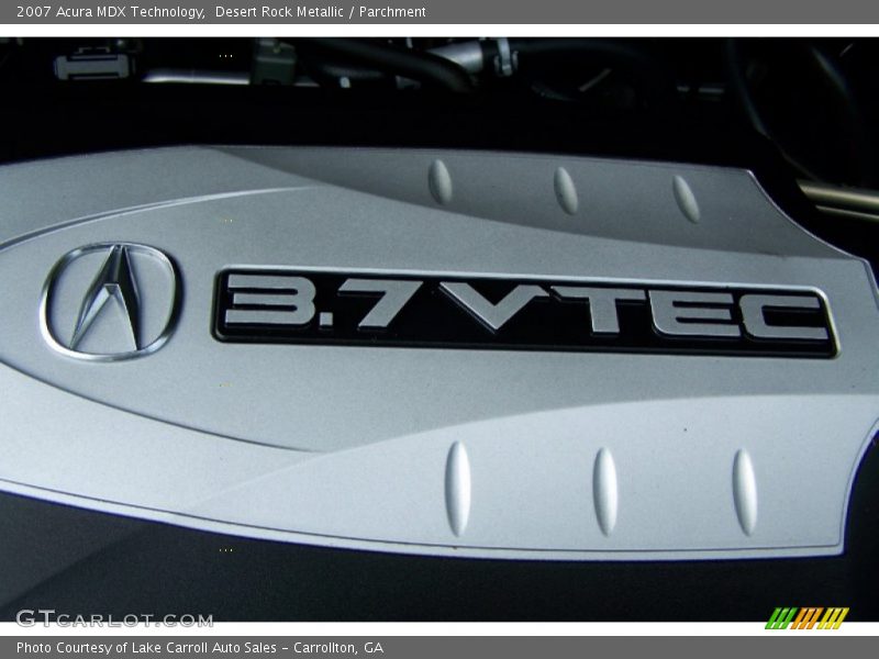 Desert Rock Metallic / Parchment 2007 Acura MDX Technology