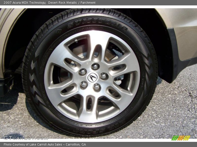 Desert Rock Metallic / Parchment 2007 Acura MDX Technology