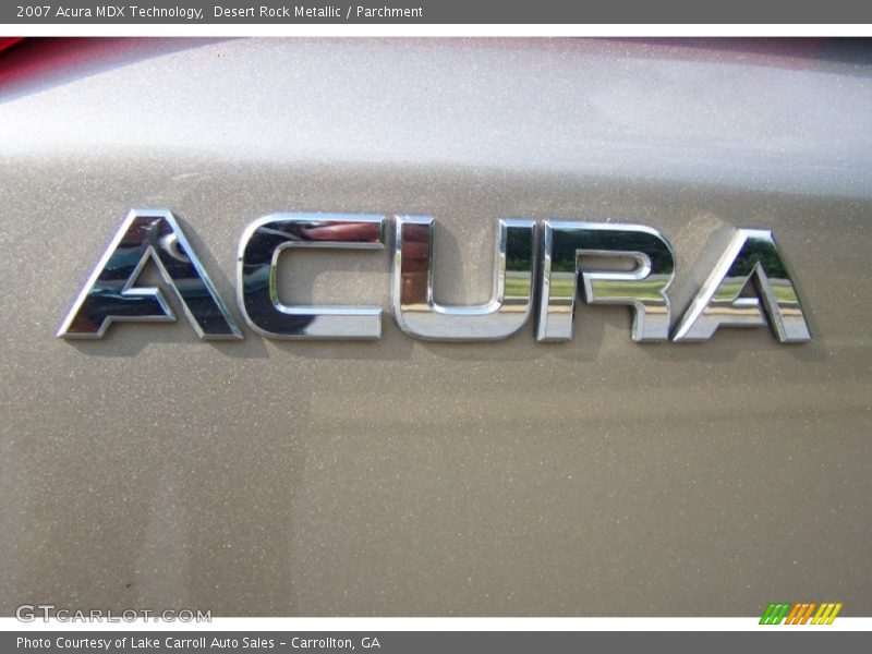 Desert Rock Metallic / Parchment 2007 Acura MDX Technology