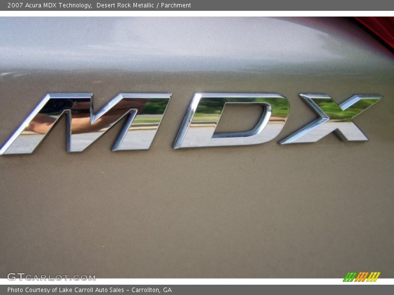 Desert Rock Metallic / Parchment 2007 Acura MDX Technology