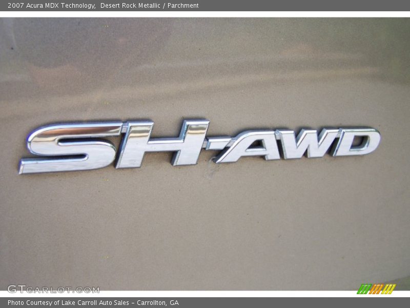 Desert Rock Metallic / Parchment 2007 Acura MDX Technology