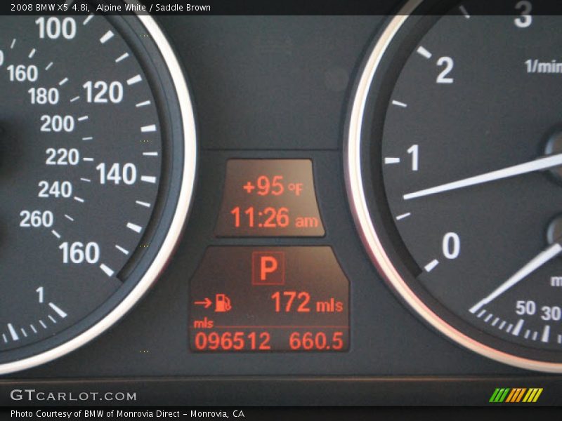 Alpine White / Saddle Brown 2008 BMW X5 4.8i