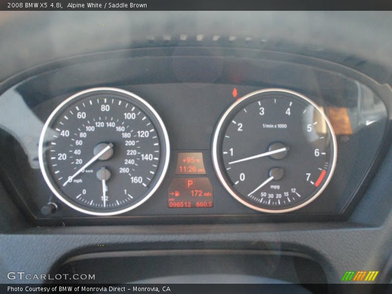 Alpine White / Saddle Brown 2008 BMW X5 4.8i