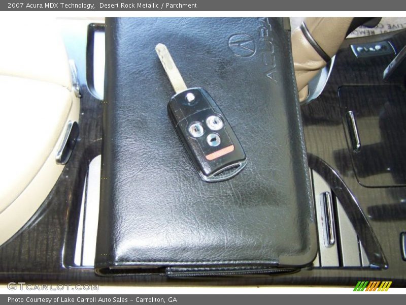 Desert Rock Metallic / Parchment 2007 Acura MDX Technology