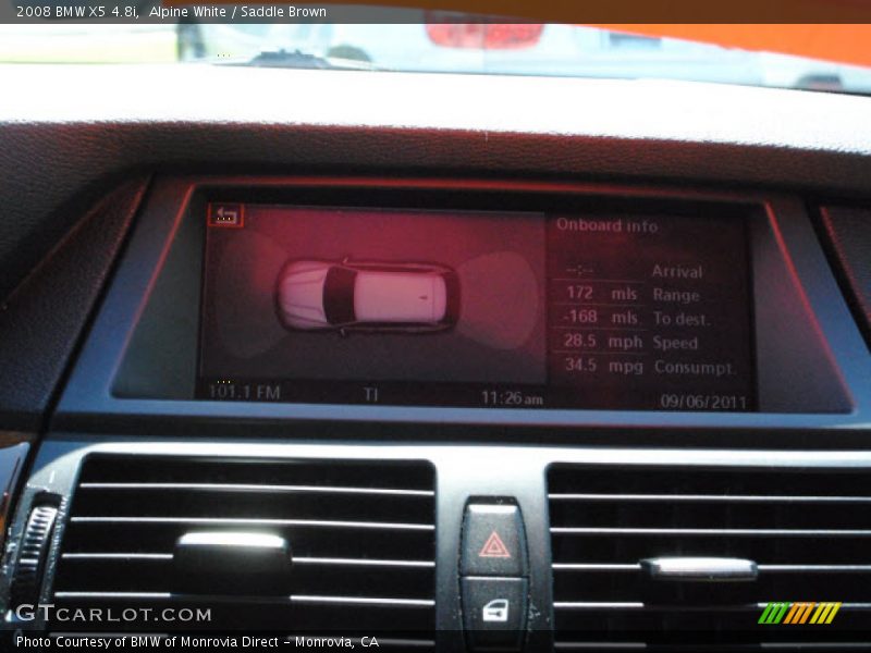 Alpine White / Saddle Brown 2008 BMW X5 4.8i