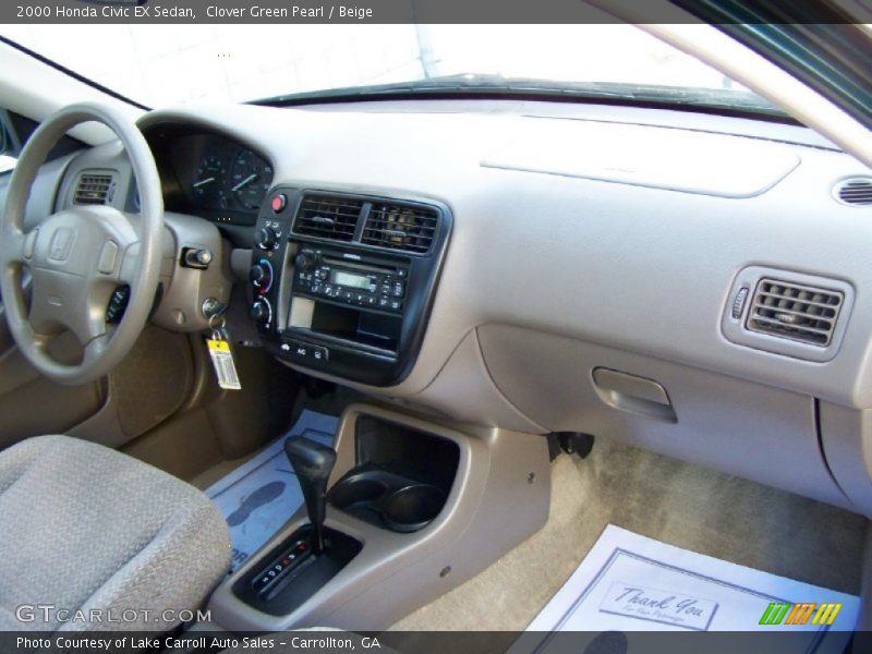  2000 Civic EX Sedan Beige Interior