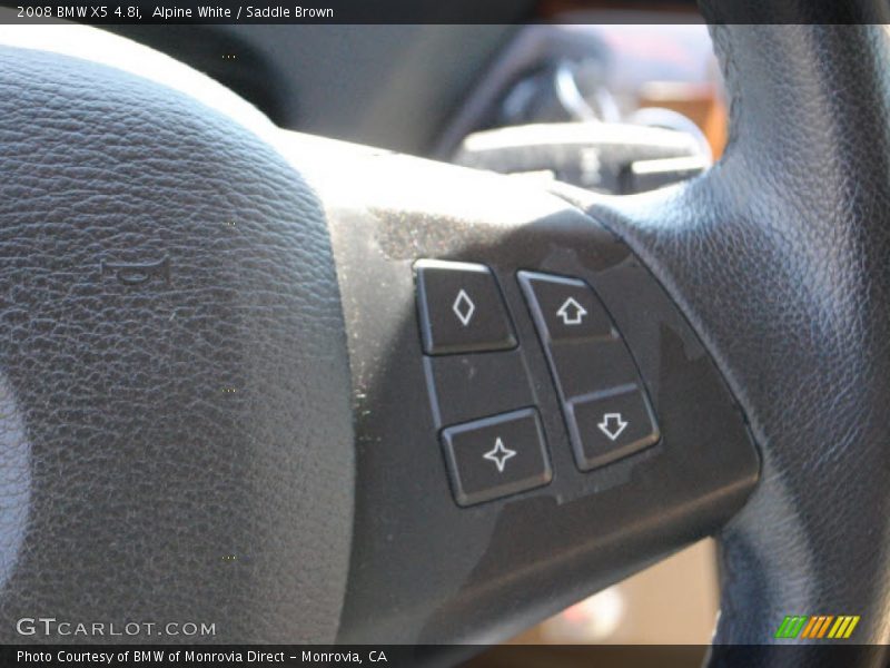 Alpine White / Saddle Brown 2008 BMW X5 4.8i