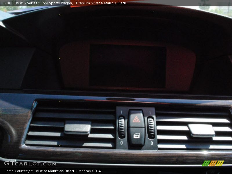 Titanium Silver Metallic / Black 2008 BMW 5 Series 535xi Sports Wagon