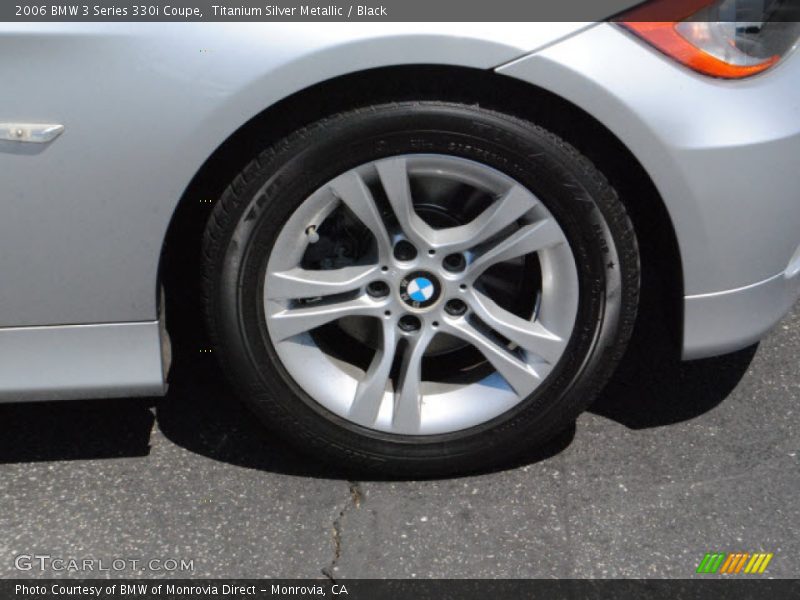 Titanium Silver Metallic / Black 2006 BMW 3 Series 330i Coupe