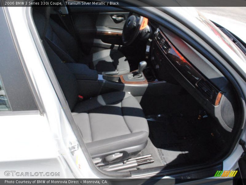 Titanium Silver Metallic / Black 2006 BMW 3 Series 330i Coupe