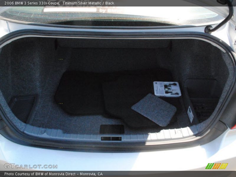 Titanium Silver Metallic / Black 2006 BMW 3 Series 330i Coupe
