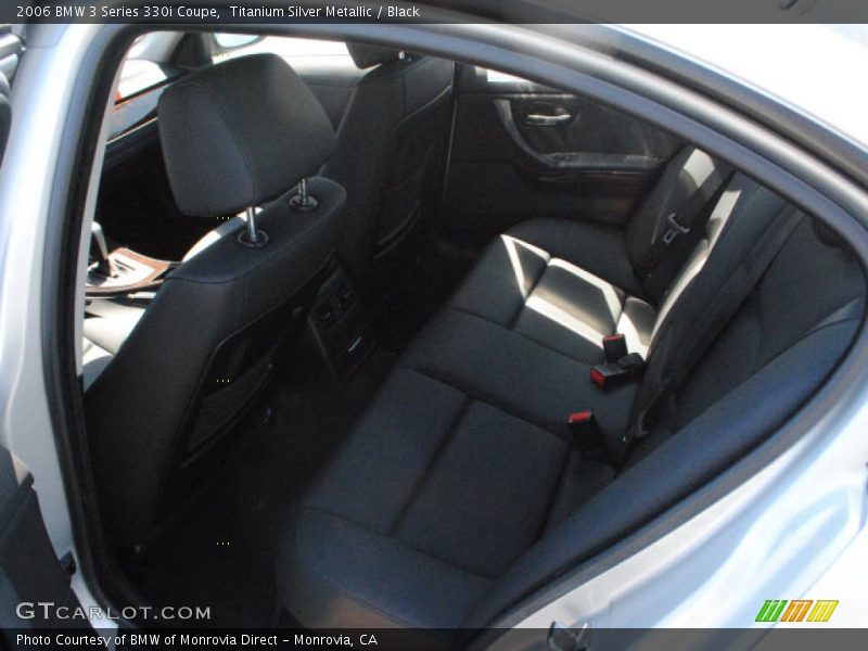Titanium Silver Metallic / Black 2006 BMW 3 Series 330i Coupe