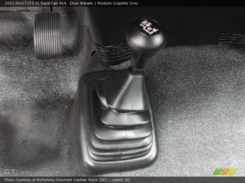 Silver Metallic / Medium Graphite Grey 2003 Ford F150 XL SuperCab 4x4