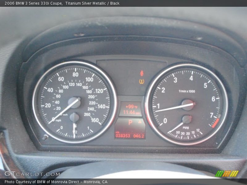  2006 3 Series 330i Coupe 330i Coupe Gauges