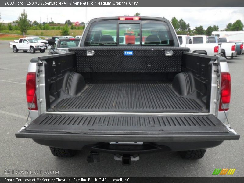 Silver Metallic / Medium Graphite Grey 2003 Ford F150 XL SuperCab 4x4