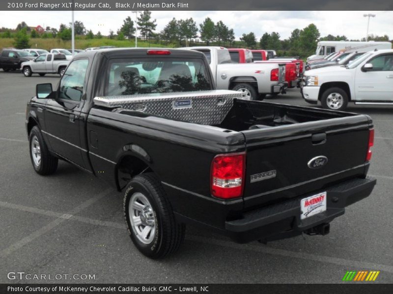 Black / Medium Dark Flint 2010 Ford Ranger XLT Regular Cab