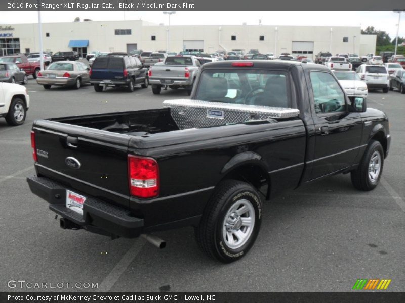 Black / Medium Dark Flint 2010 Ford Ranger XLT Regular Cab