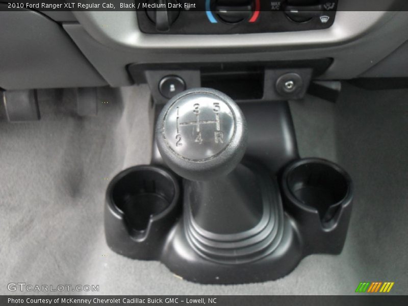 Black / Medium Dark Flint 2010 Ford Ranger XLT Regular Cab