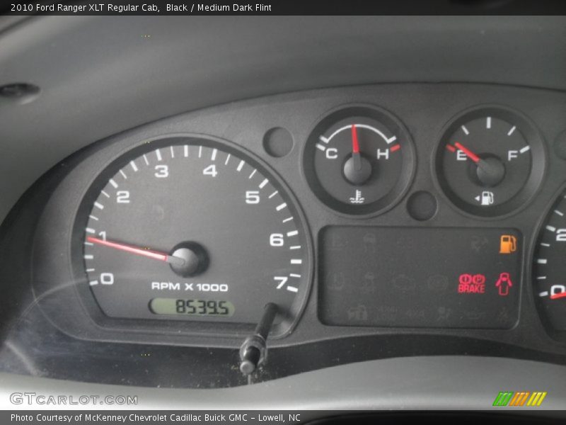 Black / Medium Dark Flint 2010 Ford Ranger XLT Regular Cab