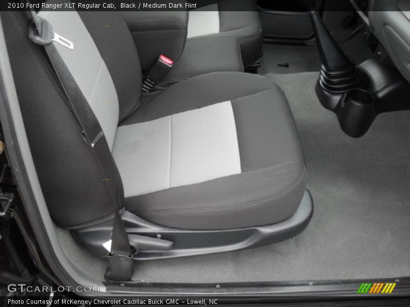 Black / Medium Dark Flint 2010 Ford Ranger XLT Regular Cab