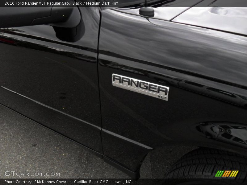 Black / Medium Dark Flint 2010 Ford Ranger XLT Regular Cab