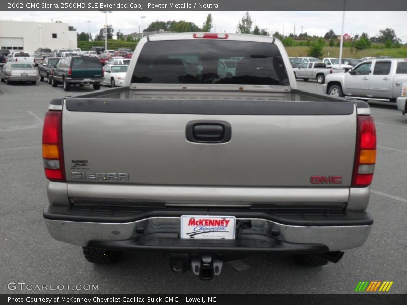 Pewter Metallic / Neutral 2002 GMC Sierra 2500HD SLE Extended Cab