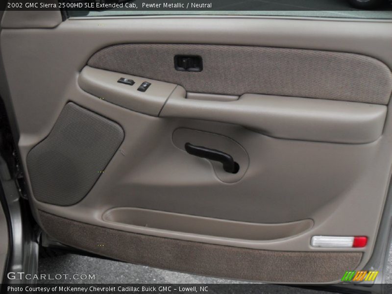 Pewter Metallic / Neutral 2002 GMC Sierra 2500HD SLE Extended Cab