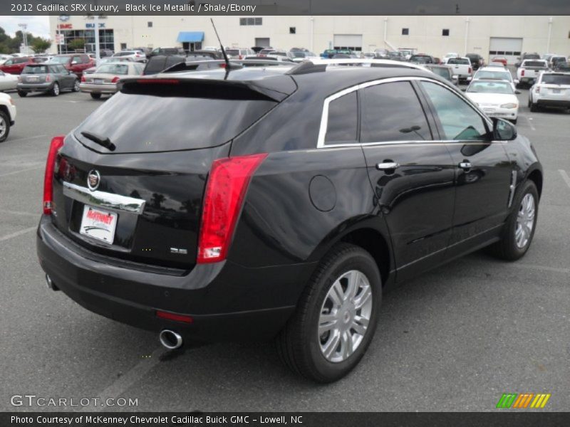 Black Ice Metallic / Shale/Ebony 2012 Cadillac SRX Luxury