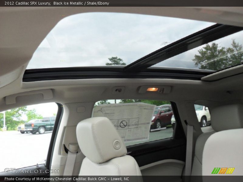Black Ice Metallic / Shale/Ebony 2012 Cadillac SRX Luxury