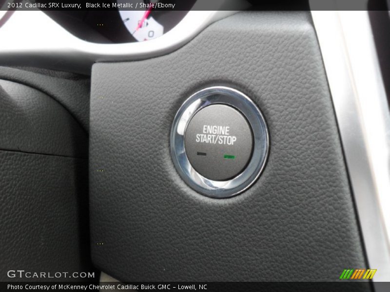 Black Ice Metallic / Shale/Ebony 2012 Cadillac SRX Luxury