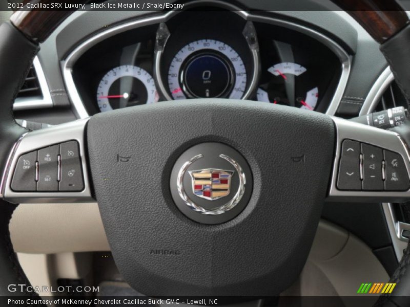Black Ice Metallic / Shale/Ebony 2012 Cadillac SRX Luxury