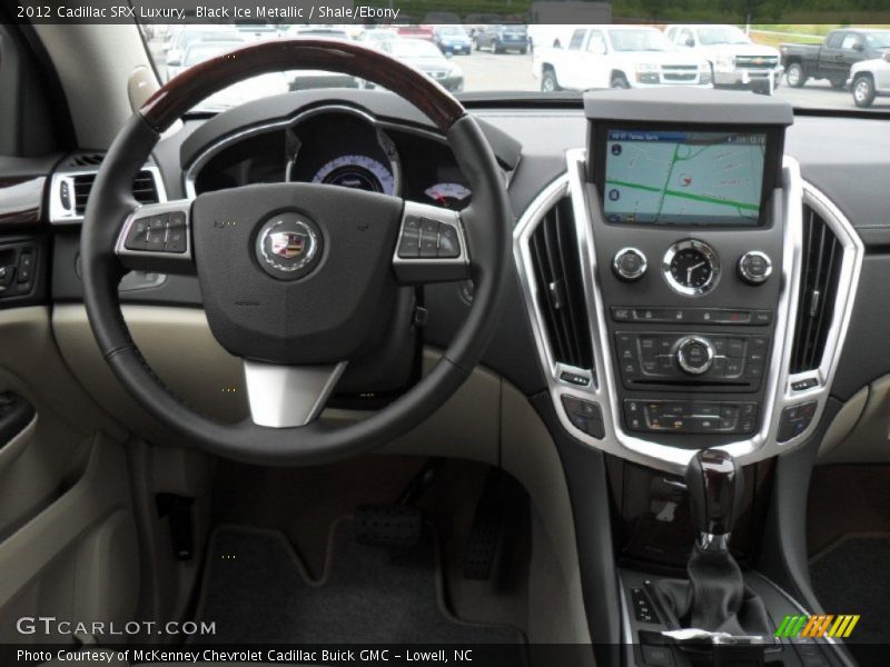 Black Ice Metallic / Shale/Ebony 2012 Cadillac SRX Luxury