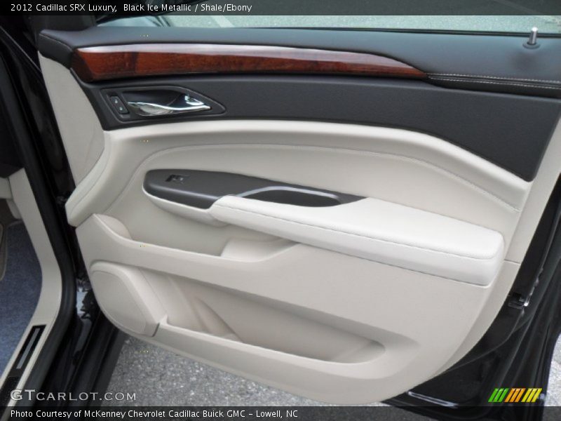 Black Ice Metallic / Shale/Ebony 2012 Cadillac SRX Luxury