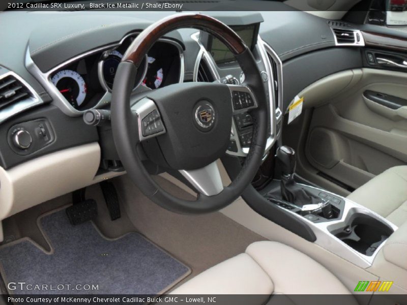 Black Ice Metallic / Shale/Ebony 2012 Cadillac SRX Luxury