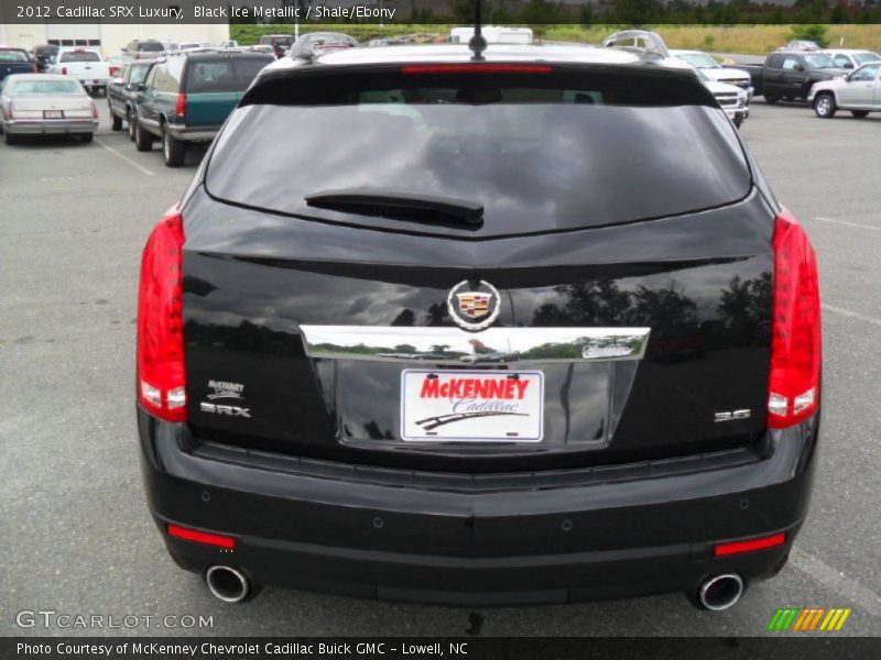 Black Ice Metallic / Shale/Ebony 2012 Cadillac SRX Luxury