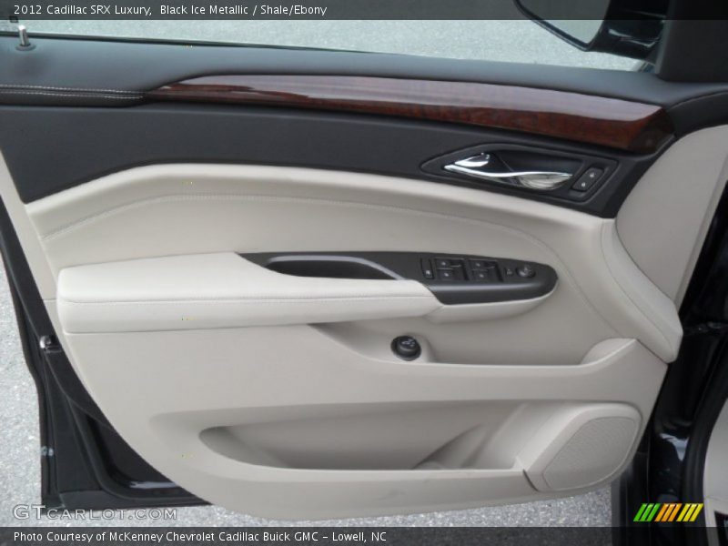 Black Ice Metallic / Shale/Ebony 2012 Cadillac SRX Luxury