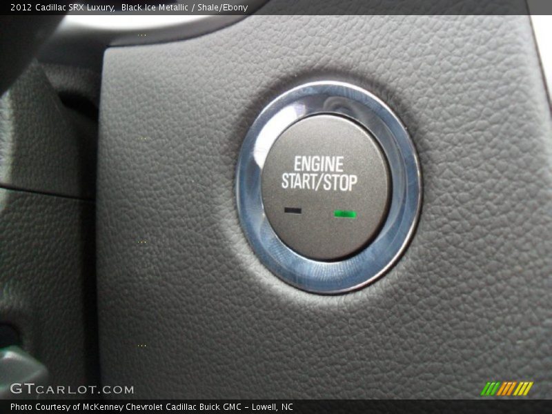 Black Ice Metallic / Shale/Ebony 2012 Cadillac SRX Luxury
