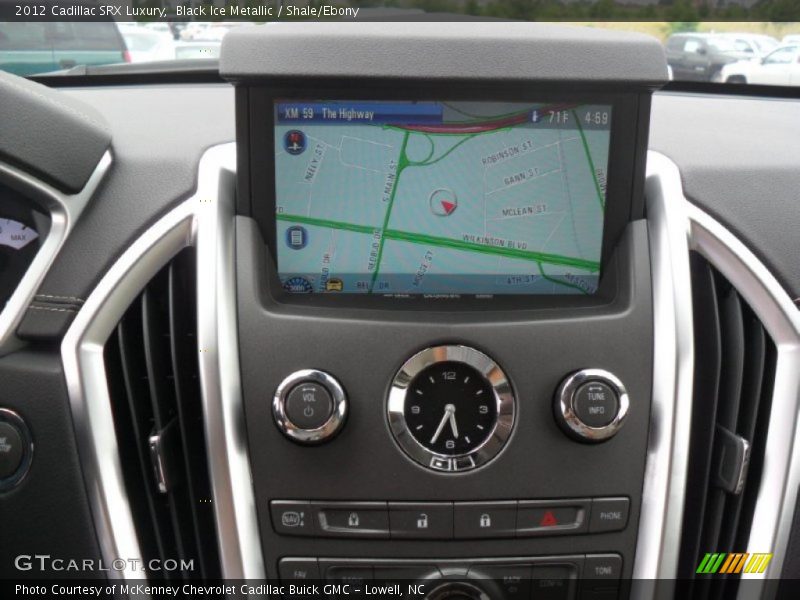 Black Ice Metallic / Shale/Ebony 2012 Cadillac SRX Luxury