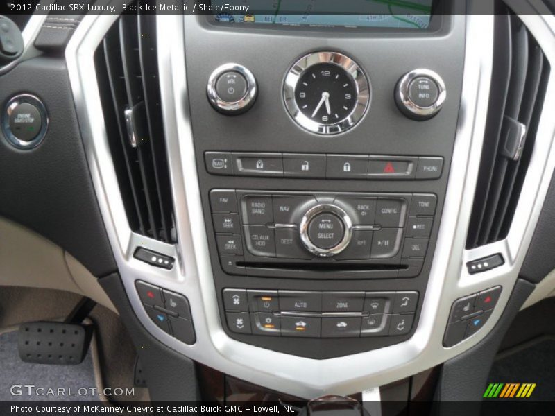 Black Ice Metallic / Shale/Ebony 2012 Cadillac SRX Luxury